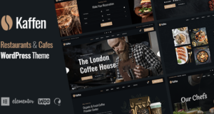 Kaffen – Café/Kaffee WordPress-Vorlage