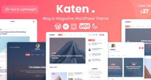 Katen – WordPress-Vorlage für Blogs und Zeitschriften