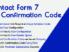 Kontaktformular 7 Bestätigungscode – Für jede Einreichung ist ein eindeutiger Einladungscode erforderlich