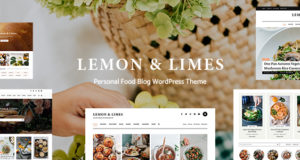 Lemon & Limes – WordPress-Layout für den persönlichen Food-Blog