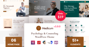 Medicum – Psychologie & Beratung WordPress Vorlage