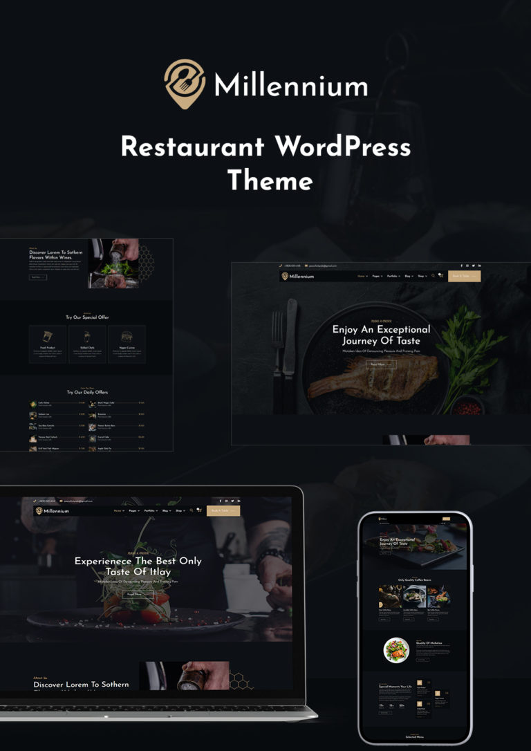 Millennium – Restaurant-WordPress-Thema