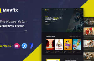 Movflx – Videoproduktion und Film-WordPress-Vorlage