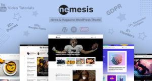 Nemesis – Website-Baukasten für Nachrichtenmagazine für WordPress