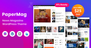 PaperMag – WordPress-Layout für Nachrichtenmagazine