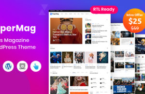 PaperMag – WordPress-Layout für Nachrichtenmagazine