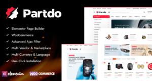 Partdo – WooCommerce-Thema für den Autoteile- und Werkzeugshop