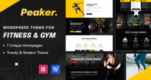 Peaker – Fitness- und Fitnessstudio-WordPress-Vorlage