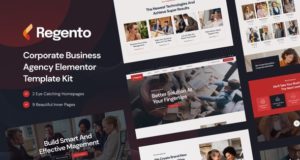 Regento – Geschäftsagentur Elementor Template Kit