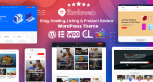 Revieweb – Überprüfen Sie das WordPress-Vorlage