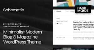 Schematic – Minimalist Blog & Magazine WordPress Layout