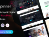 Spinner - WordPress-Vorlage für Startups und digitale Agenturen