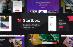 Startbox – Mehrzweck-WordPress-Design für Unternehmen