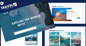 TRAVOL — Reisebüro Elementor WordPress Layout