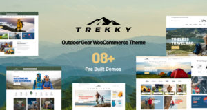 Trekky – WooCommerce-Layout für Outdoor-Ausrüstung