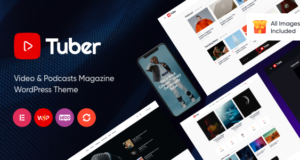Tuber – Video-Blog & Podcast-WordPress-Layout