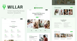 Willar – Content Copywriting Services Elementor Template Kit