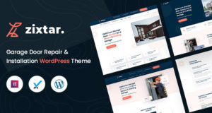 Zixtar – WordPress-Vorlage für Garagentordienste