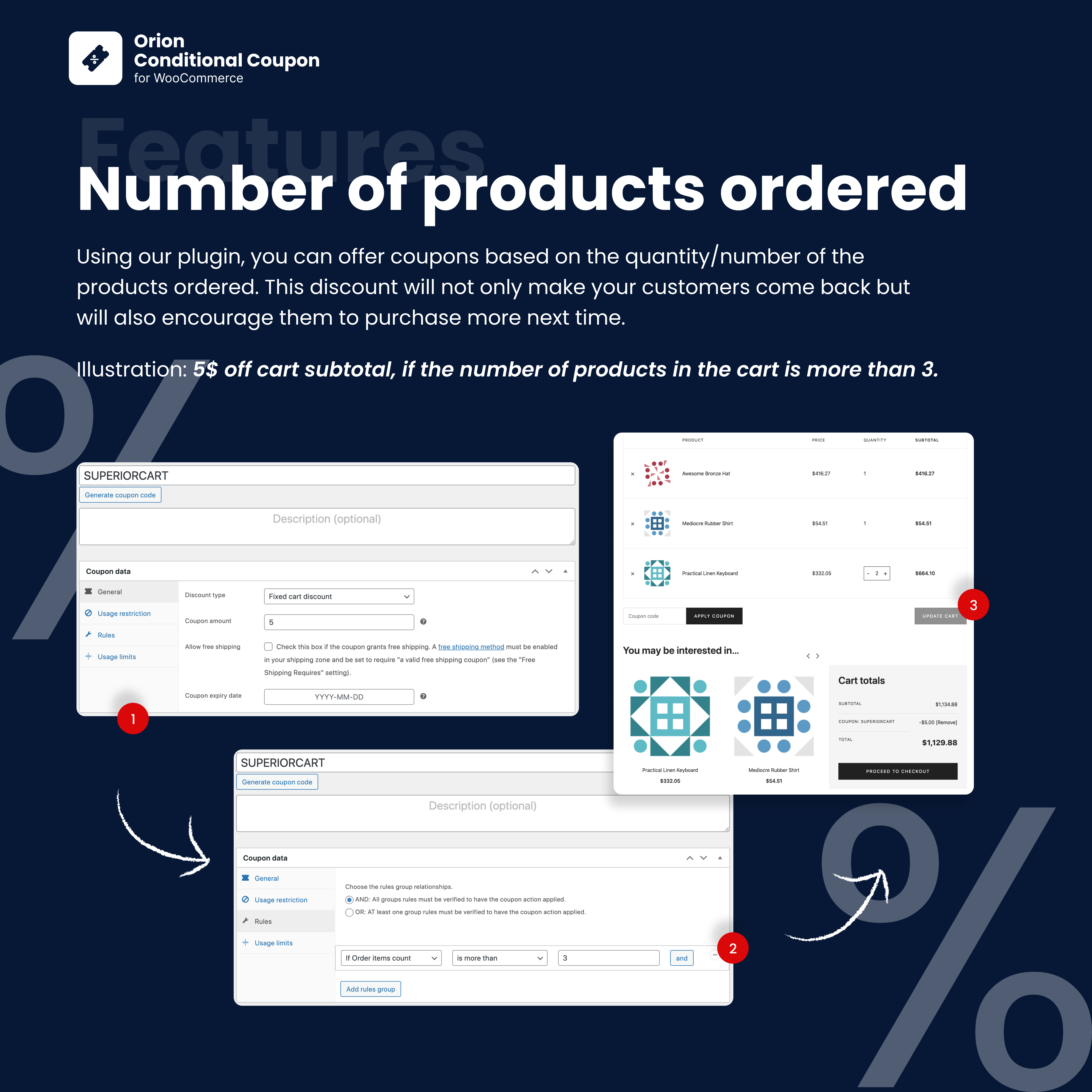 Bedingter Orion-Gutschein für Woocommerce - 4