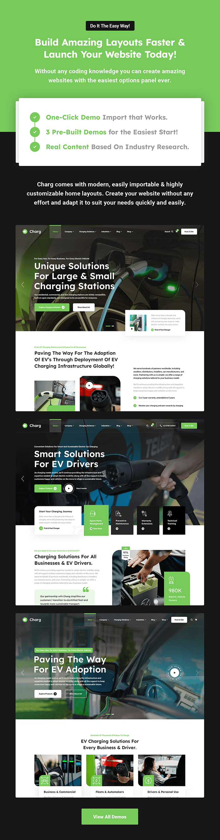 Charge – Elektrofahrzeug & Ladestation WordPress Theme – 5
