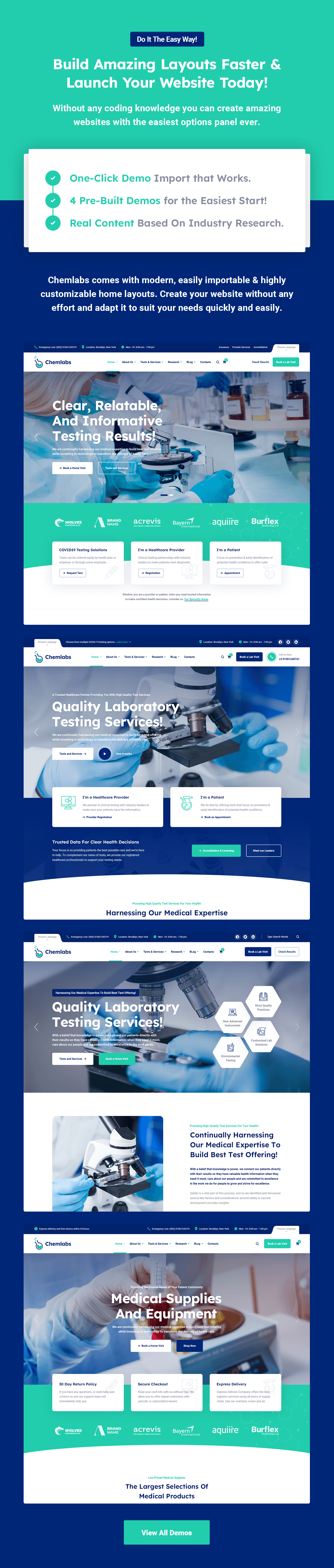 Chemlabs - WordPress-Thema für Labor- und Wissenschaftsforschung - 5