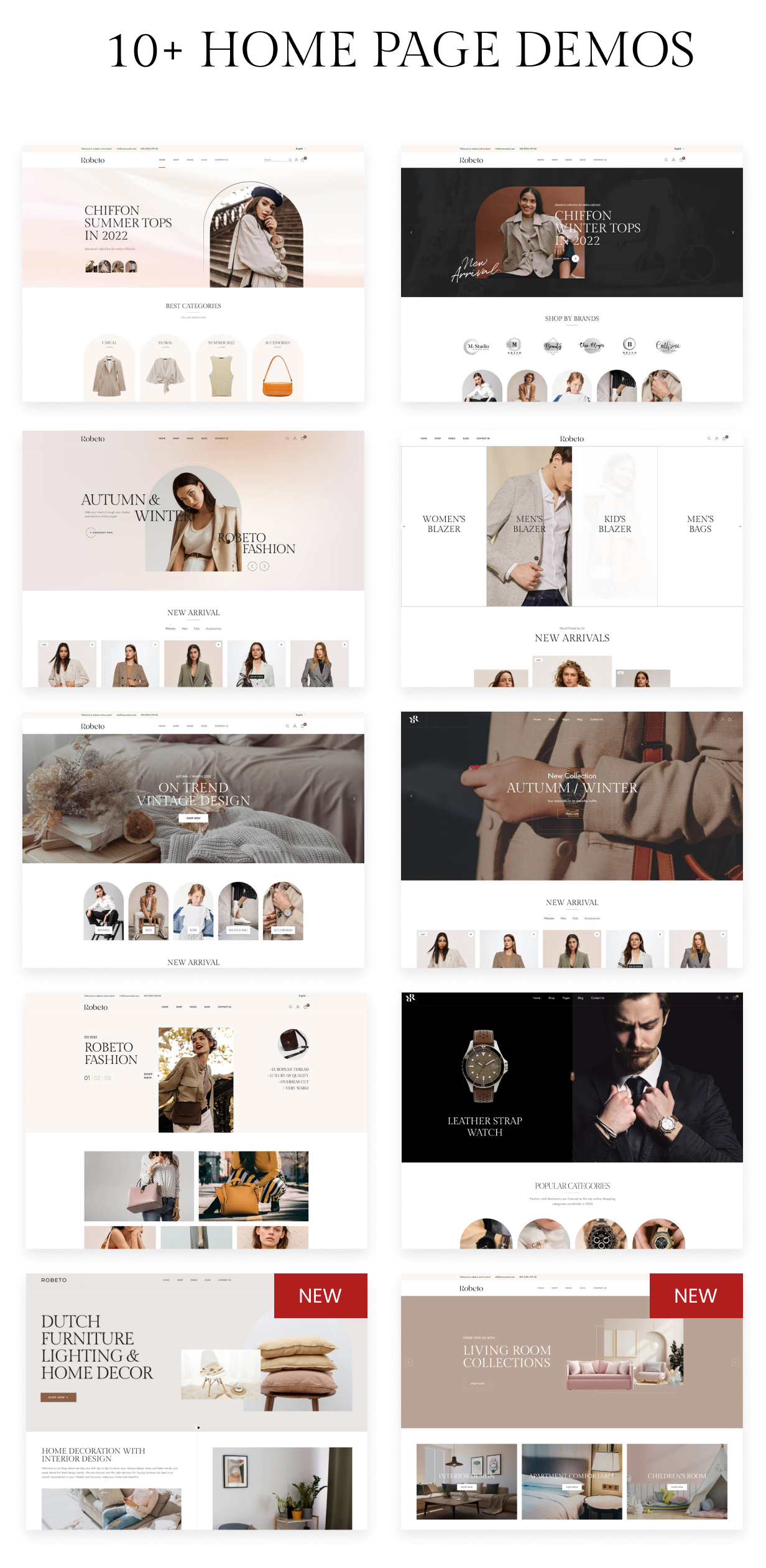 Robeto - Mehrzweck-WooCommerce-Thema - 2