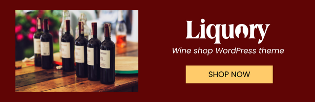 Liquor Drink Wine WordPress Theme-Unterstützung
