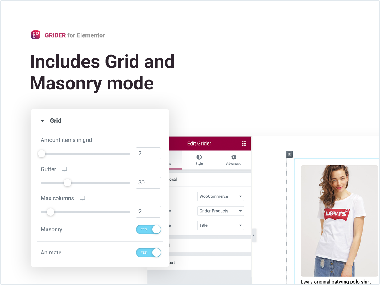 Beinhaltet Grid- und Masonry-Modus