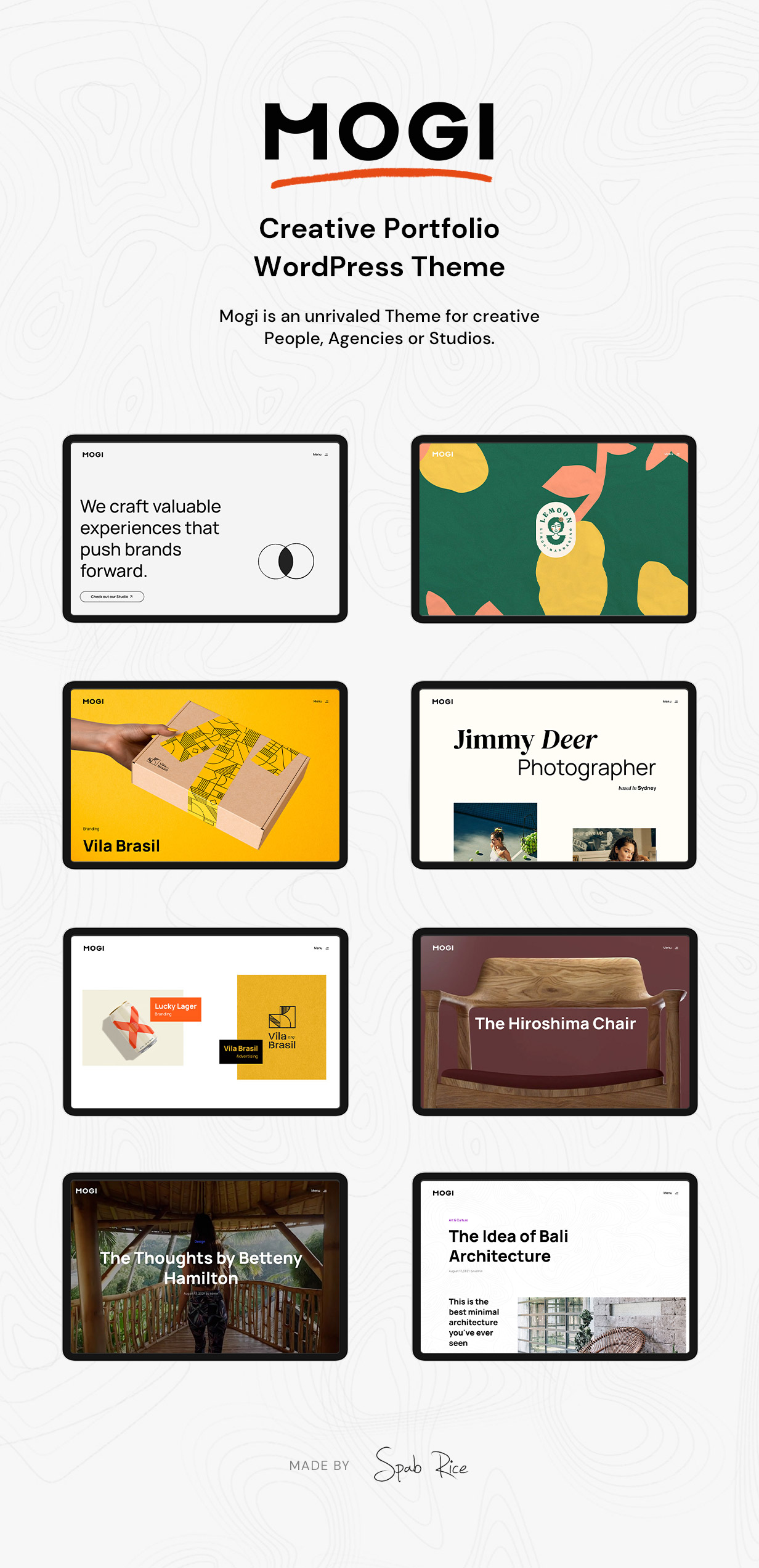 Mogi – Ein kreatives Portfolio / WordPress-Thema für Agenturen – 4