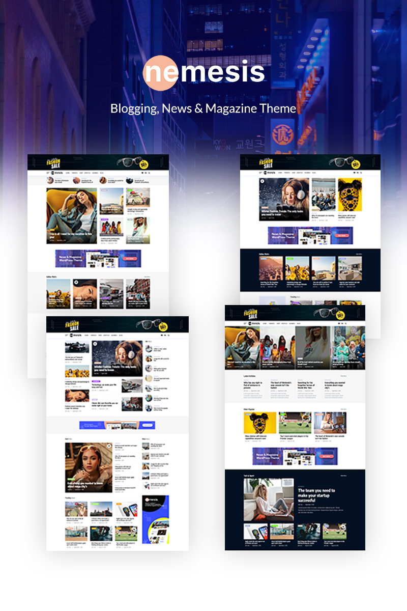 Nemesis - WordPress-Thema für Nachrichtenmagazine - 4