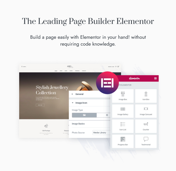 Aro Jewellery Store WordPress Theme Elementor Page Builder