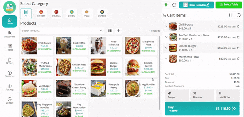 MultiPOS - Point of Sale for WCFM Marketplace POS Adding Coupons and Discounts