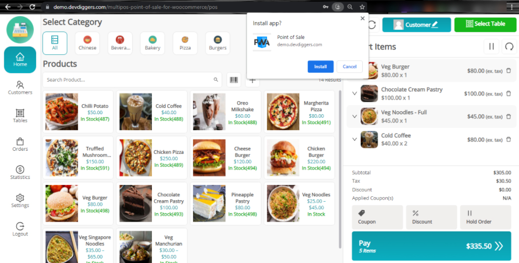 MultiPOS - Point of Sale for WCFM Marketplace PWA