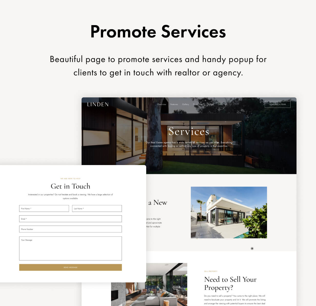 Linden WordPress Theme Präsentationsbild