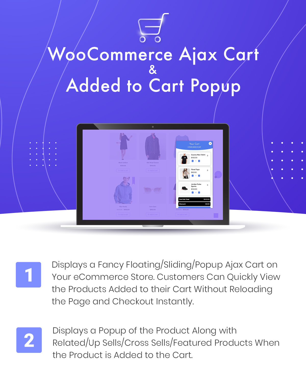 Ultimate WooCommerce Mini Ajax Cart – Floating, Sliding, Popup Cart Plugin For WordPress – 1