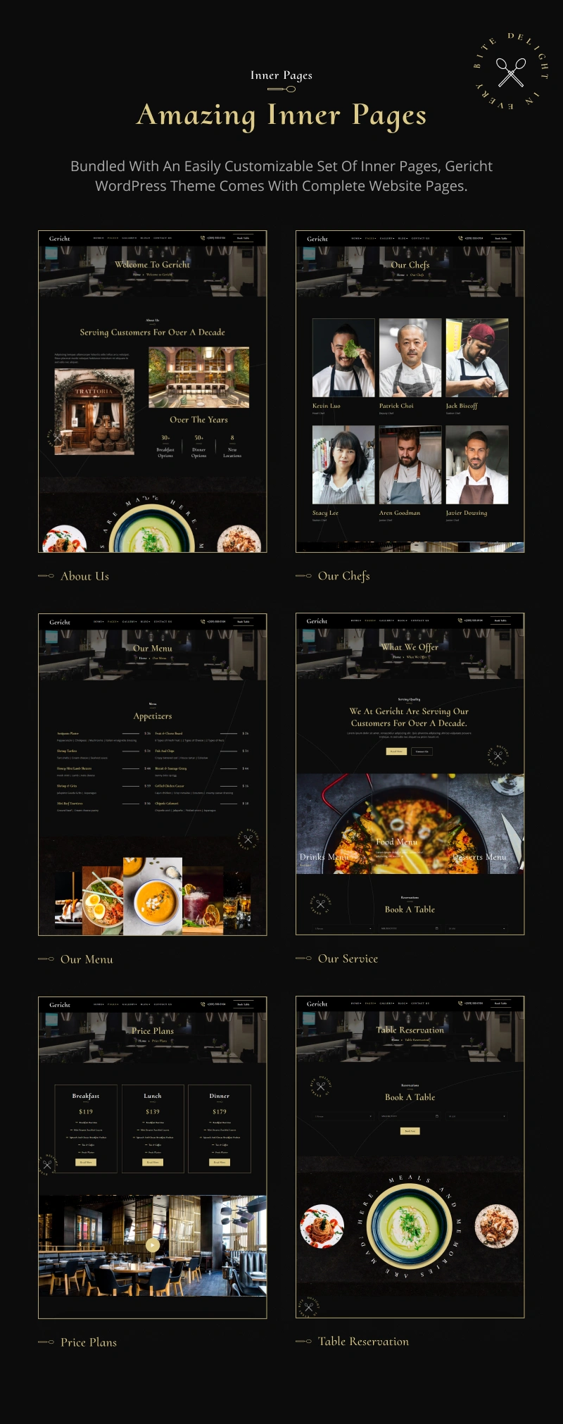 Gericht - Restaurant & Bristo WordPress Theme - 4