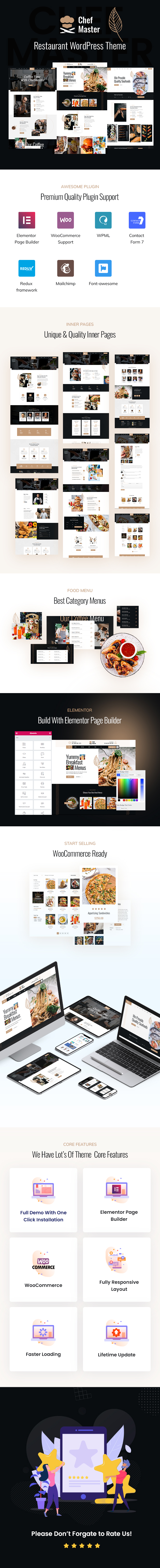 Chefmaster - Restaurant-WordPress-Thema - 1