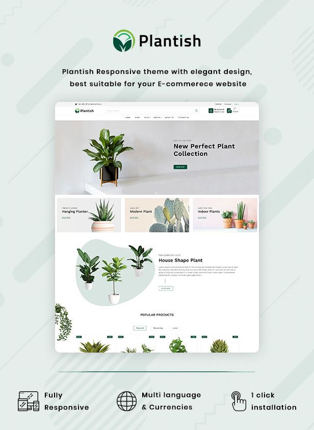 Plantish - Responsives WooCommerce-Thema für Gartenarbeit und Zimmerpflanzen - 2