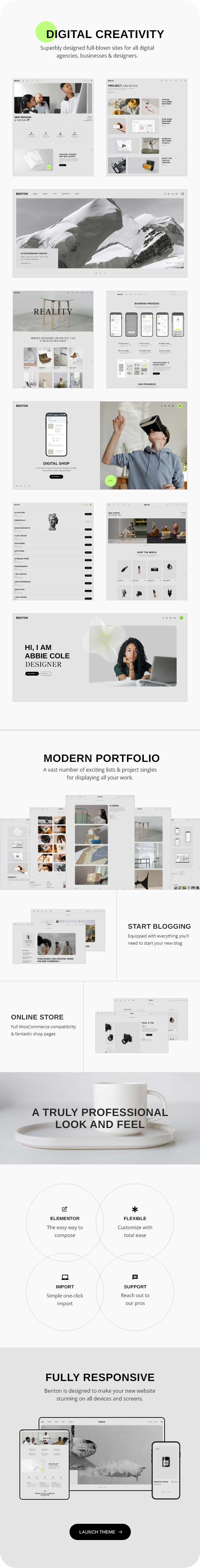 Benton - Digitale Agentur & Designthema - 2