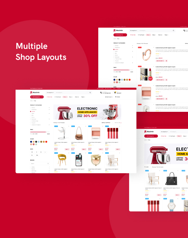 Maximin - Modernes Mehrzweck-WooCommerce-Theme