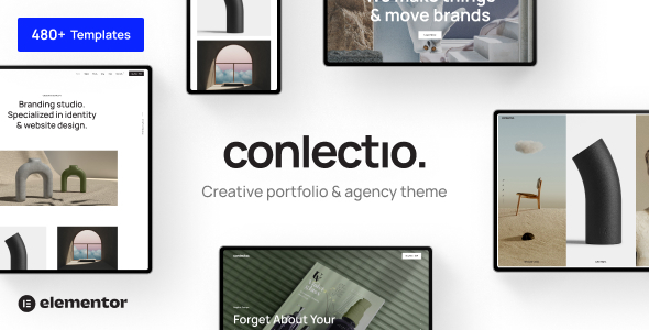 Conlectio – A Creative Mimimal Portfolio & Agency Vorlage