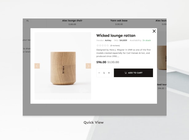 Demus - WooCommerce-Design für Möbel