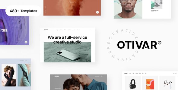 Otivar - Portfolio Layout for Creatives