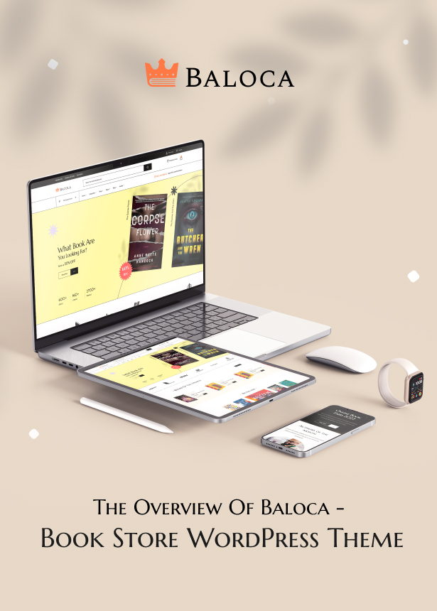 Baloca - Buchladen-WooCommerce-Thema