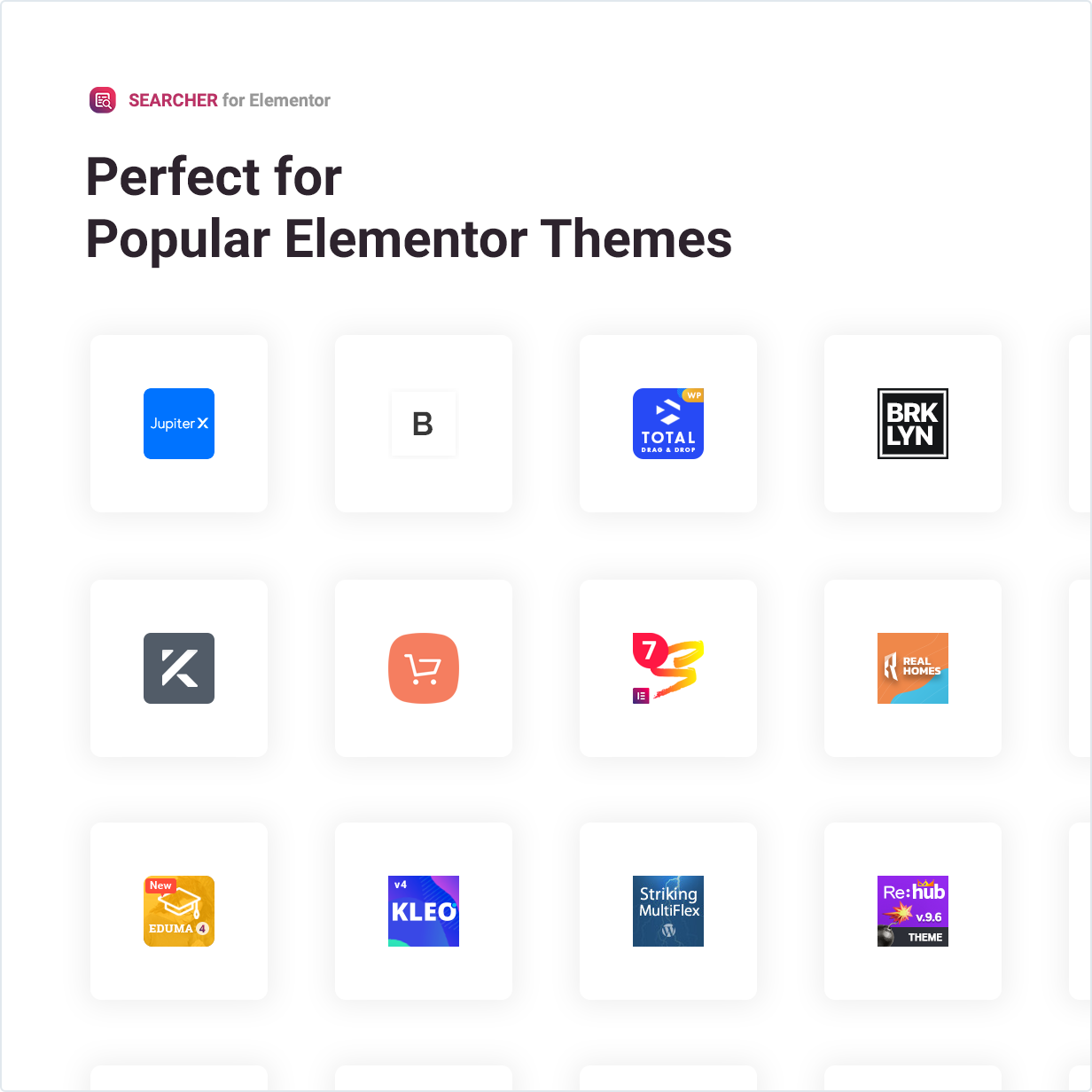 Perfekt für beliebte Elementor-Themes