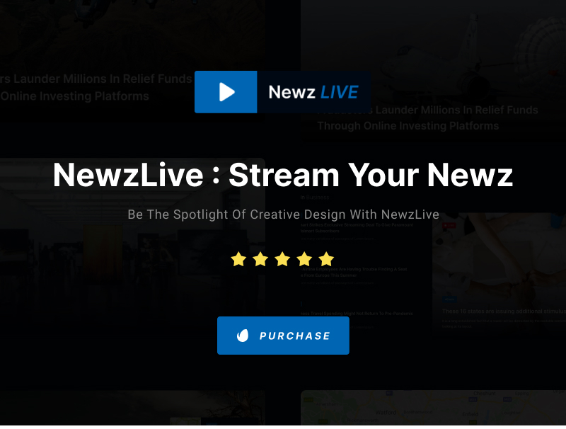 Newz LIVE - Nachrichten-Streaming-WordPress-Thema - 24