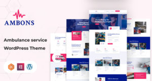 Ambons – Ambulance Service WordPress Template