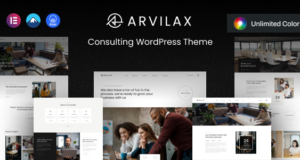 Arvilax – WordPress-Thema für Unternehmensberatung
