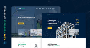 Axial – WordPress-Vorlage für Bauunternehmen