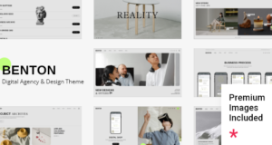 Benton – Digitales Agentur- und Designthema
